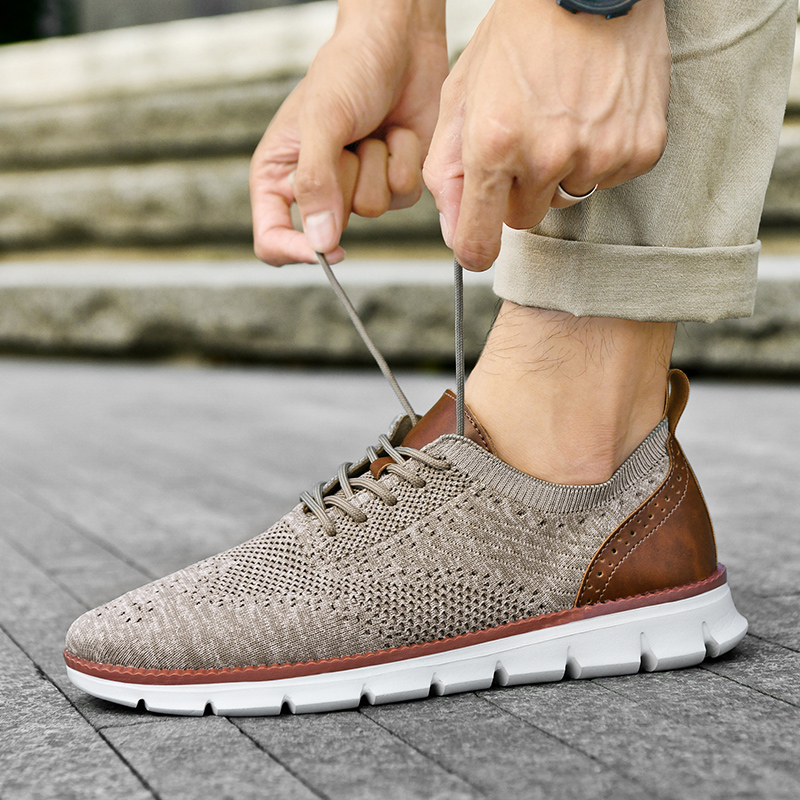 Men Shoes Designer - Sepatu Kasual Pria Sepatu Flat Brogue