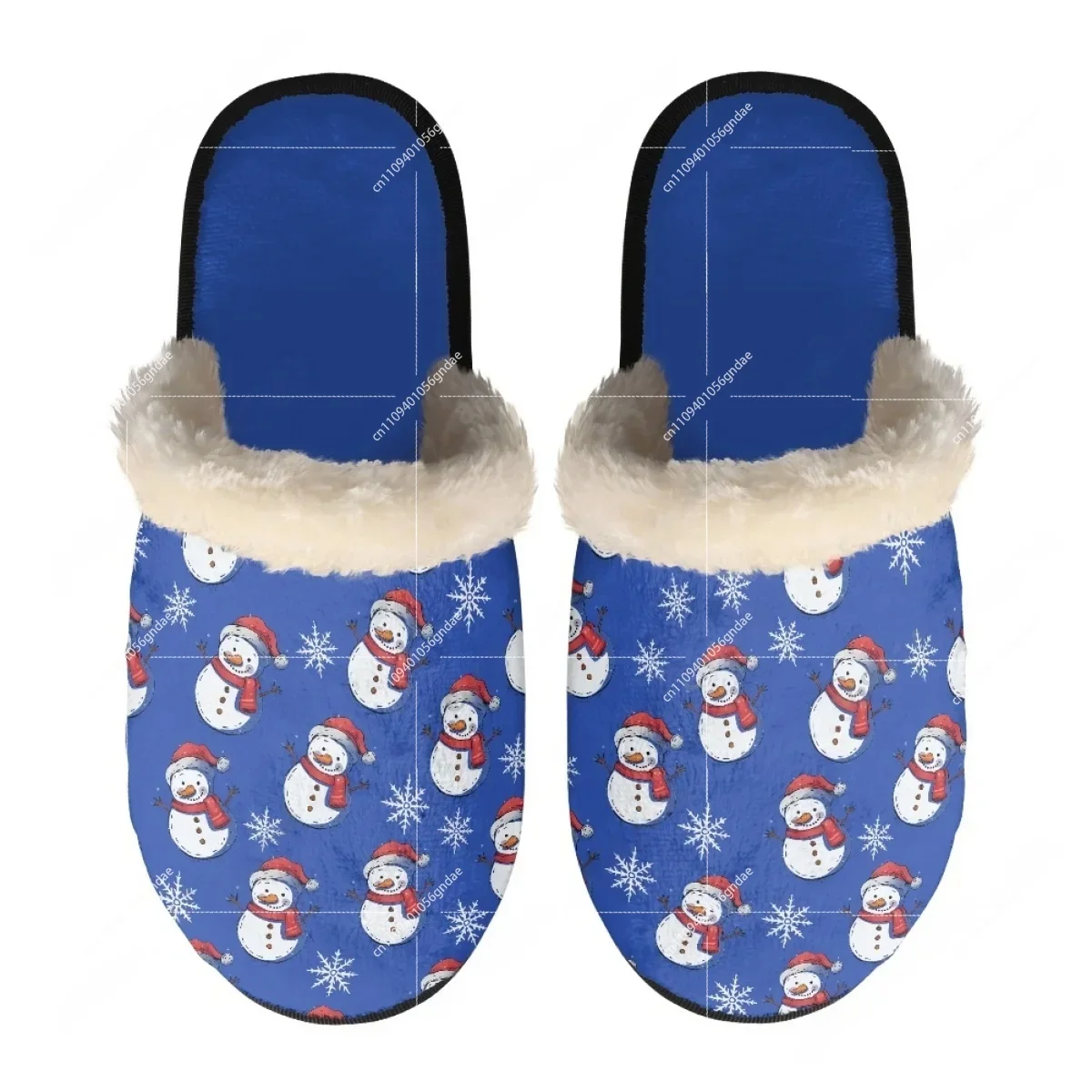 Men Shoes Designer - Sandal Rumah Bertema Natal Pria Wanita,