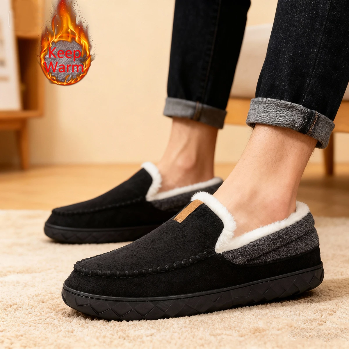 Sandal Pria Jahitan Rumahan Bu - Men'S Shoes With Memory Foam ulasan dan harga