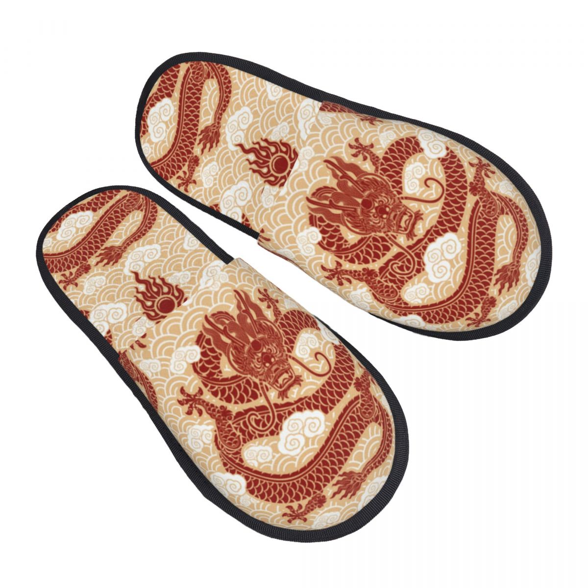 Sandal Ilustrasi Naga Untuk Wa - Men Shoes Illustration ulasan dan harga