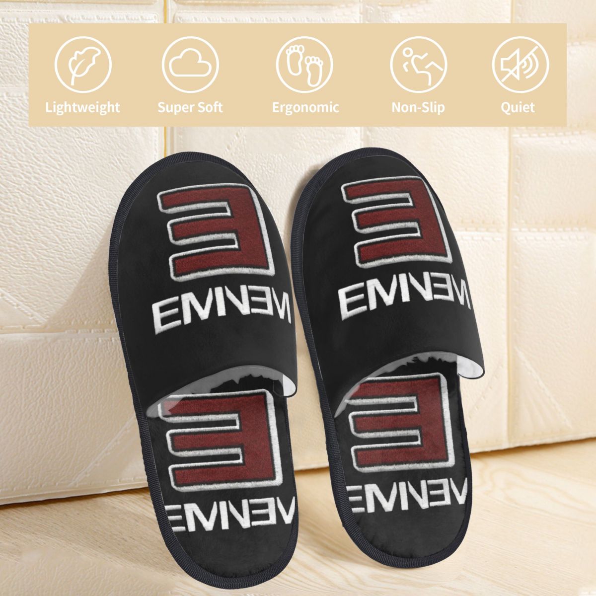 Eminem sandal katun rumah Rapp - Men'S Shoes With Memory Foam ulasan dan harga