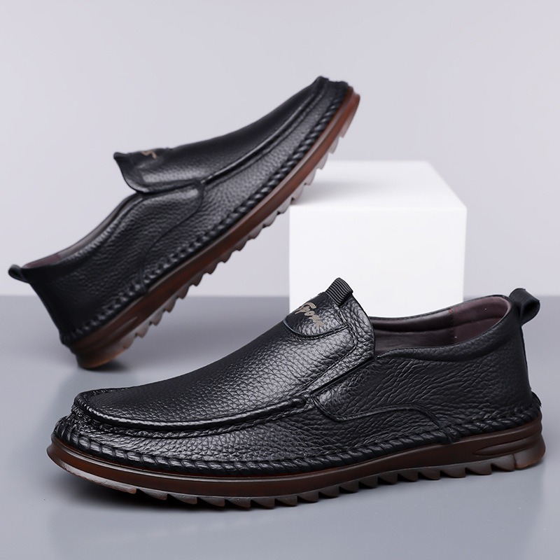 Sepatu Kulit Asli Pria 2026 Mu - Men'S Shoes Size 43 In Us ulasan dan harga