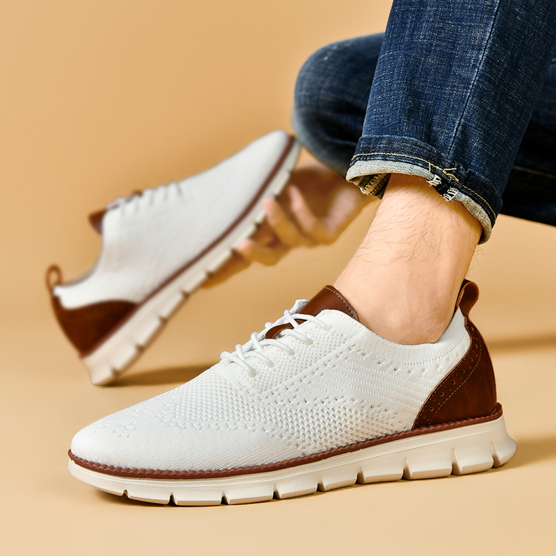 Sepatu Kasual Pria Sepatu Flat - Men Shoes Designer ulasan dan harga
