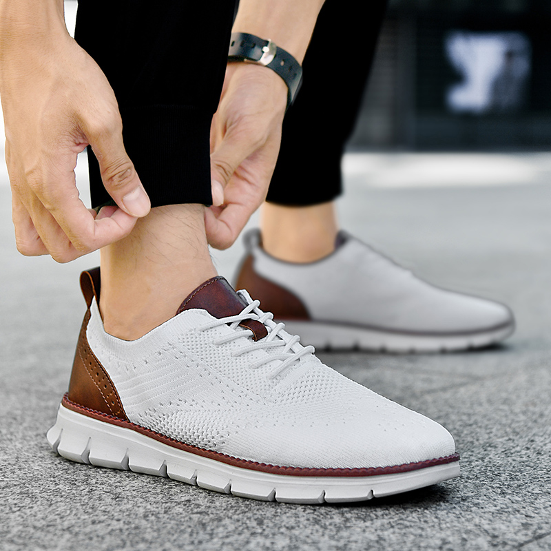 Sepatu Kasual Pria Sepatu Flat - Men Shoes Designer ulasan dan harga