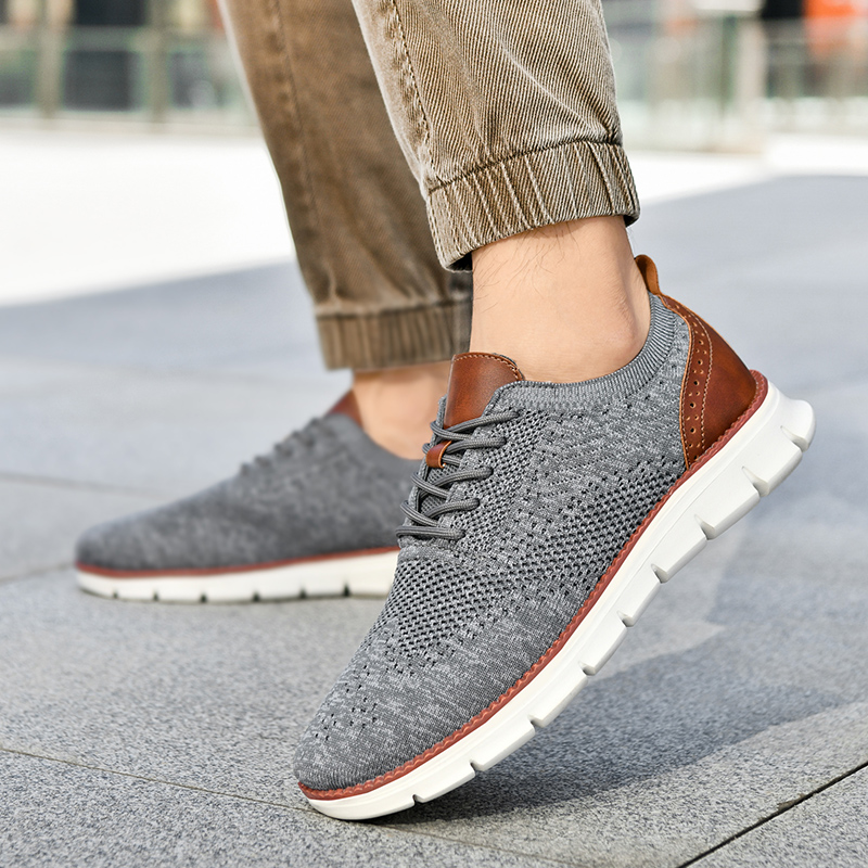 Sepatu Kasual Pria Sepatu Flat - Men Shoes Designer ulasan dan harga