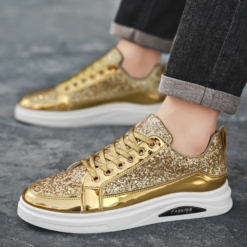 Sepatu Sneakers Pria Emas 2025 - Men'S Shoes Size 43 In Us ulasan dan harga