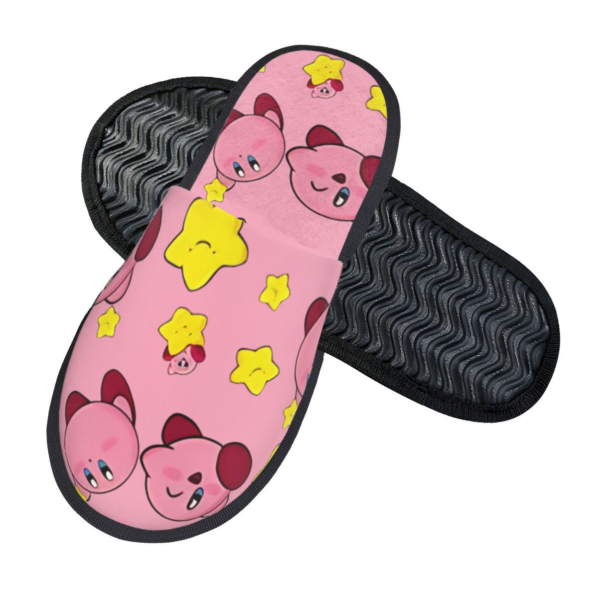 Sandal Rumah Pink Kirbys Funny - Men'S Shoes With Memory Foam ulasan dan harga