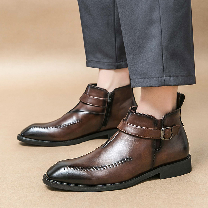 Sepatu Boots Chelsea Kulit Mod - Men'S Shoes Quality Brands ulasan dan harga
