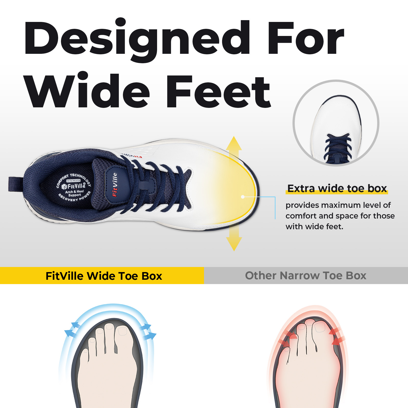 FitVille Sepatu Golf Pria Ekst - Men'S Shoes V5 Rnr ulasan dan harga