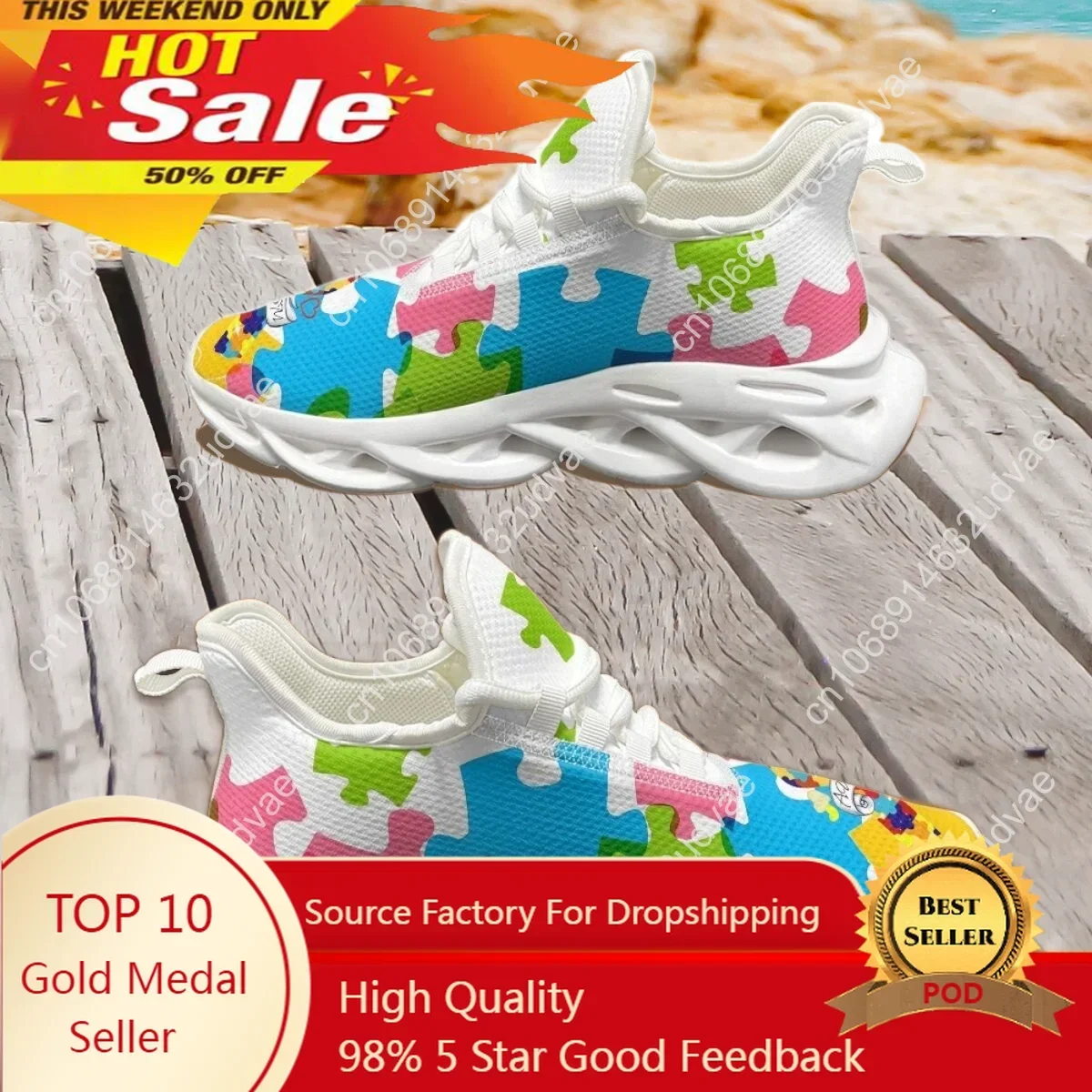 Sepatu Olahraga Kesadaran Auti - Men'S Shoes No Laces ulasan dan harga