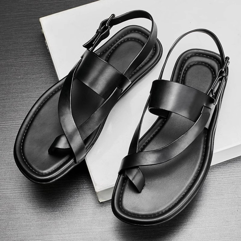 Sandal Pria Kulit Asli Kualita - Men'S Shoes Size 43 In Us ulasan dan harga