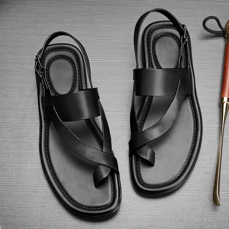 Sandal Pria Kulit Asli Kualita - Men'S Shoes Size 43 In Us ulasan dan harga