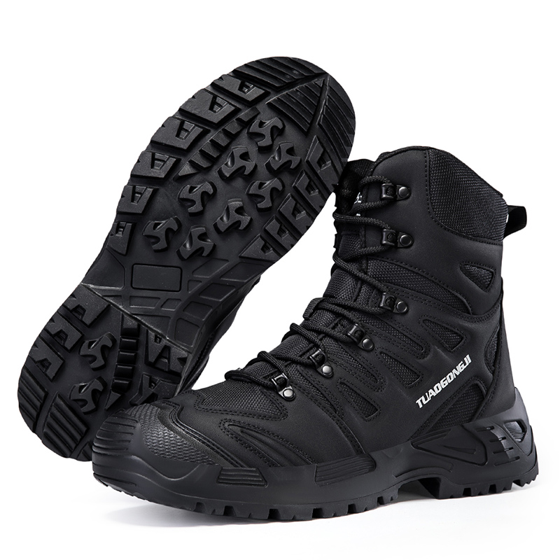 Sepatu Bot Taktis Hiking Luar  - Men'S Shoes No Laces ulasan dan harga